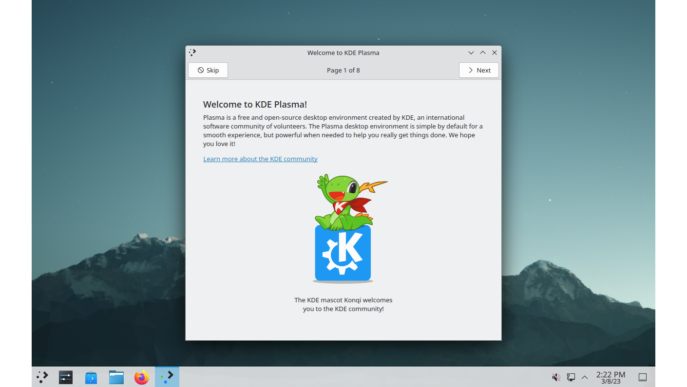 KDE Plasma 5.27 desktop